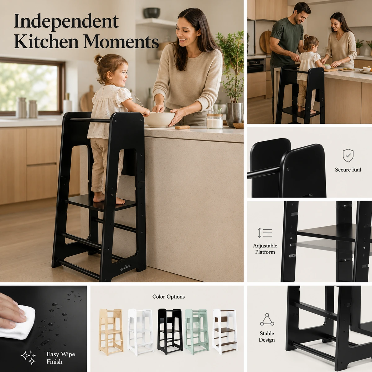 Adjustable Learning Tower view 1