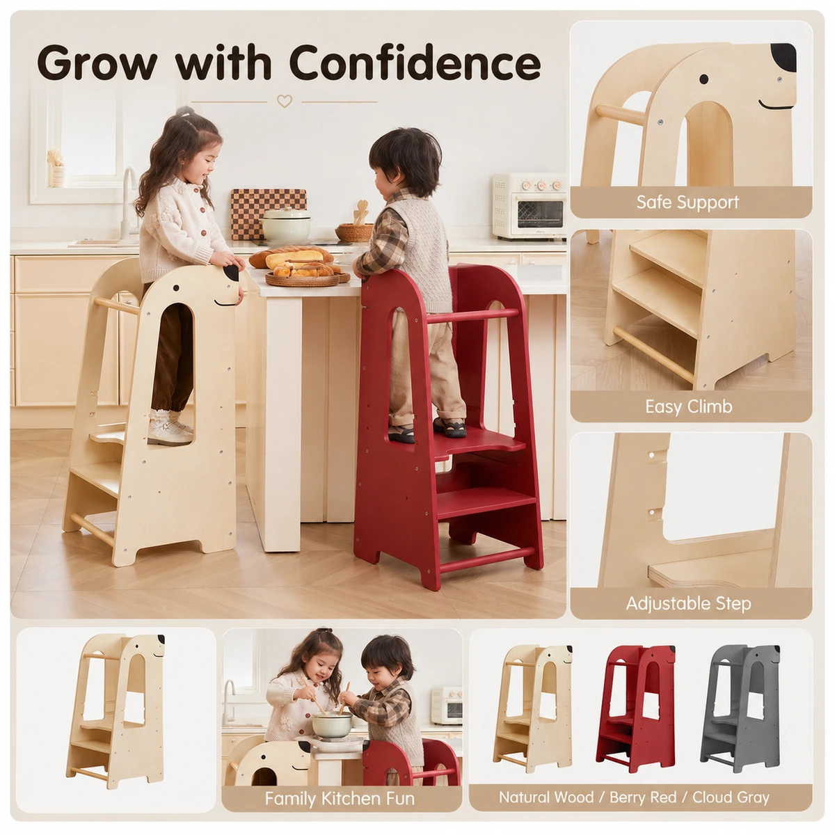 Adjustable Learning Tower view 10