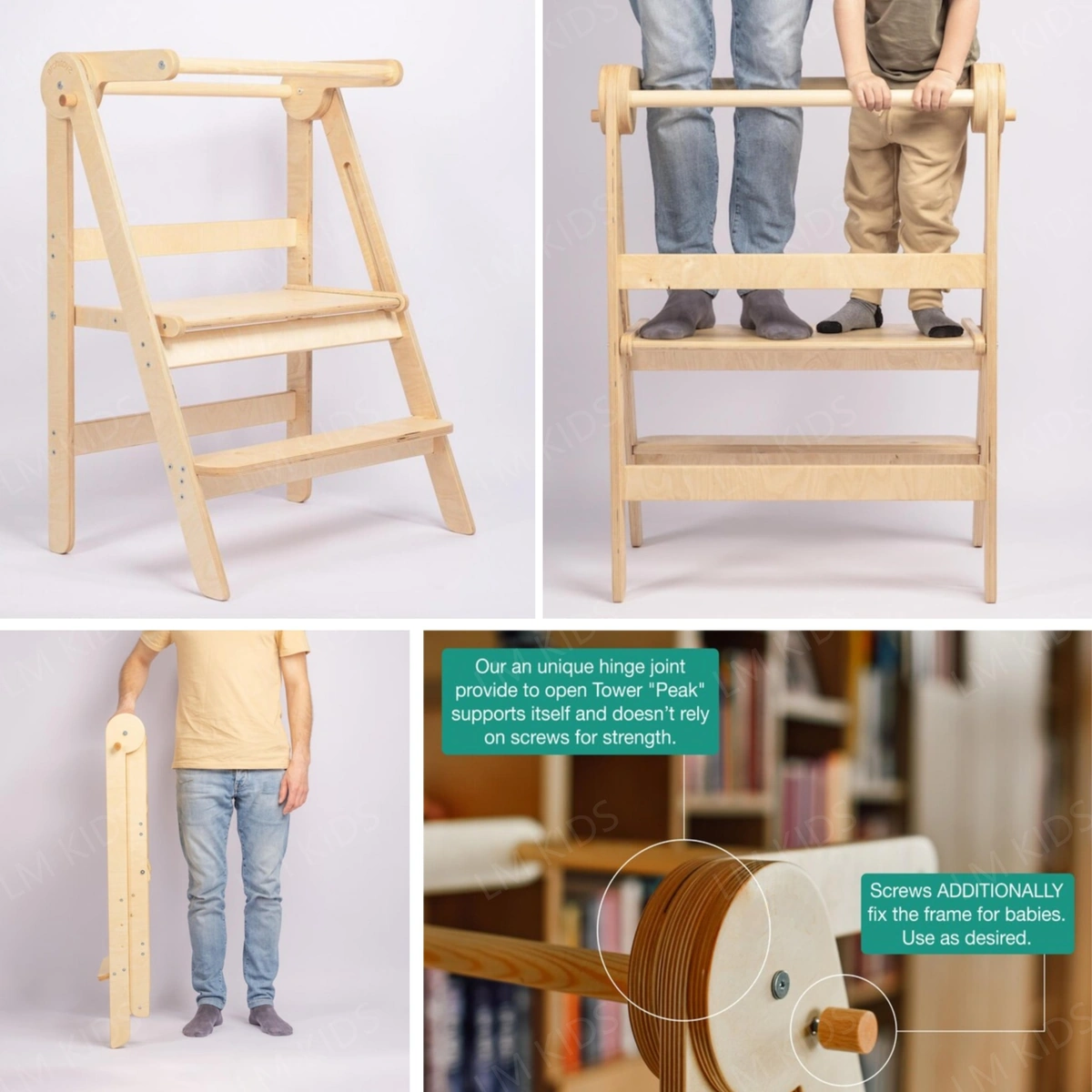 Foldable Learning Tower view 1