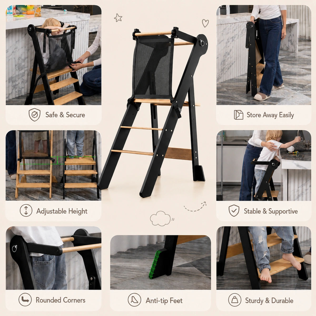 Foldable Learning Tower view 6